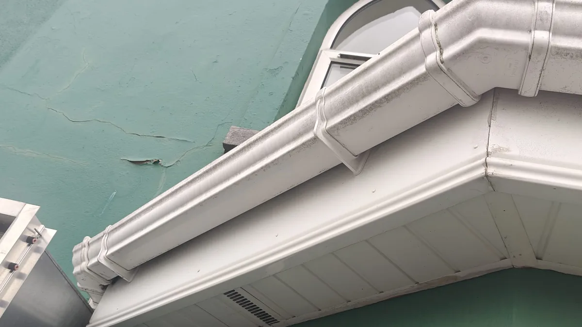 New gutters fitted to a Dublin home in Ballsbridge